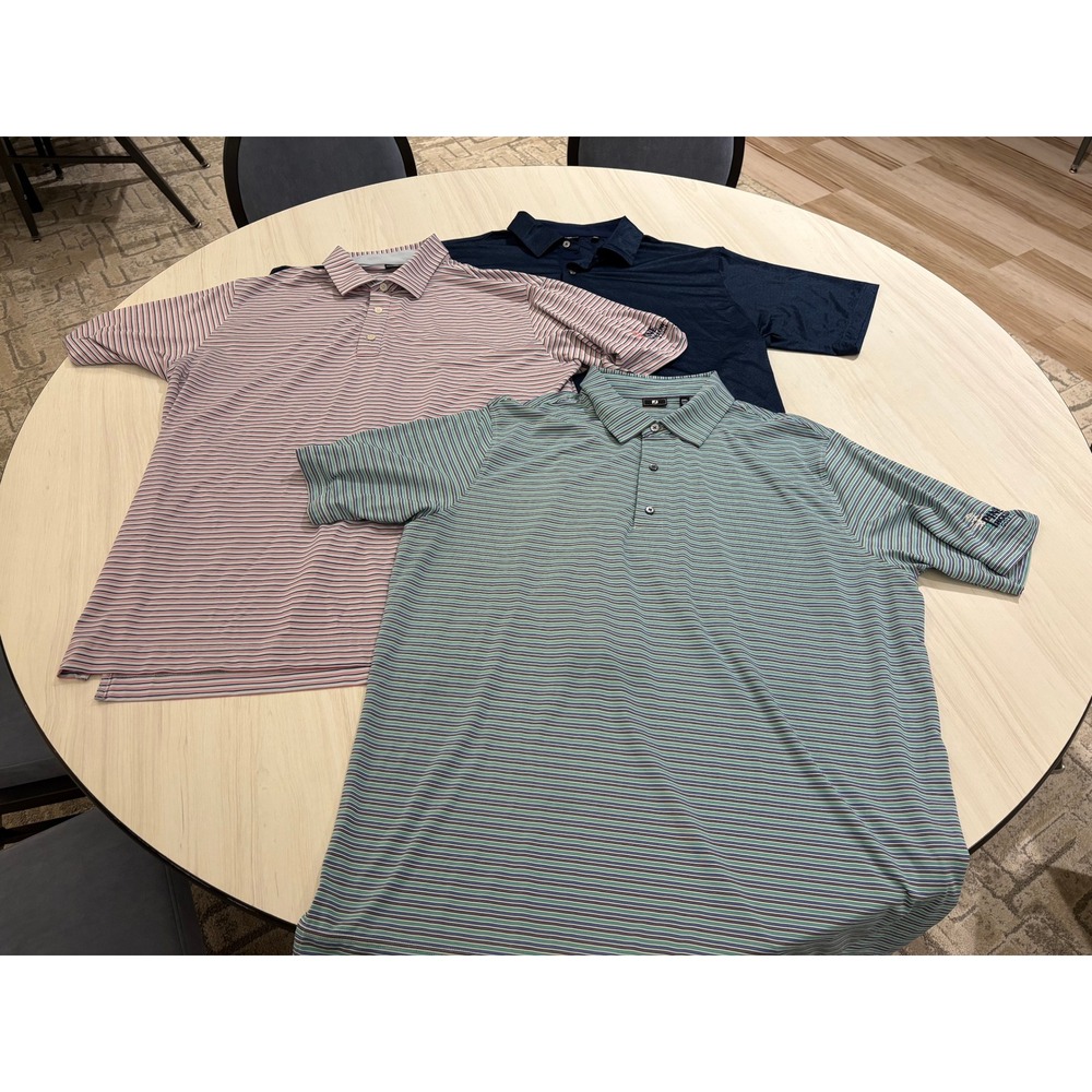FootJoy FJ Golf Polo Shirt 3 Pack Bundle 2XL Performance Stretch
